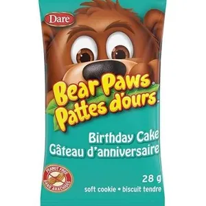 Dare Bear Paws Birthday Cake Flavor 12 Pouches – 336 g