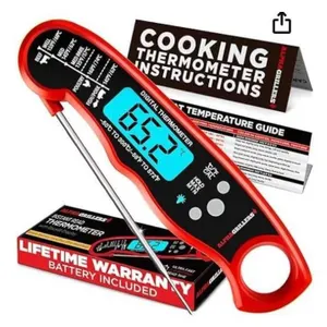 Lot of 2 – Alpha Grillers Meat Thermometer Digital – Instant Read Food Thermometer