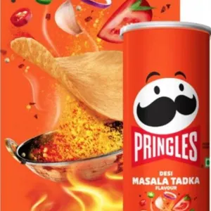 Pringles Desi Masala Tadka 12 x 102 g Tub Pack