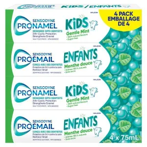 Sensodyne Pronamel Kids Gentle Mint Toothpaste 4 x 75 mL