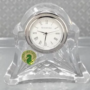 Waterford Crystal Abbey Quartz Desk Clock