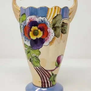 Lusterware Double Handled Vase