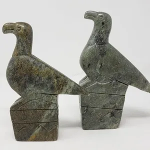 Hand Carved Indigenous Soapstone Birds