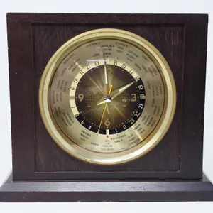 Vintage Bulova Executive World Time Mantel Clock