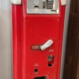 Antique Coca-Cola Bottle Dispensing Machine. No