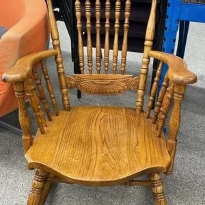 Wooden Pressboard Rocking Chair. *NO SHIPPING