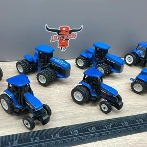 7, 1:64 Ford & New Holland Tractors.