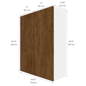 Eklipse RD-HTG30-FE Saphir Wall Cabinet with 2 Doors, 30×39 in