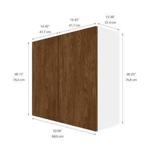 Eklipse RD-HG33-FF Saphir Collection Small Cabinet 33-in x 30-in
