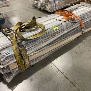 Pallet Lot of Assorted Eklipse Trim Pieces, Including RD-CML96-NT 96-inch Crown Moulding in Onyx, Mu