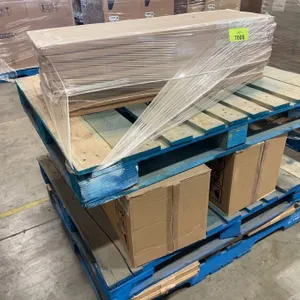 Pallet Lot of Eklipse RD-PAN1339-GT And RD-HTG12-GT Angelite Cabinets And Panels