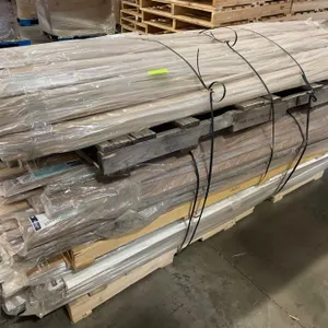 Pallet Lot of Assorted Eklipse 96-Inch Moldings Including Crown and Coral Moulds With Various Colors