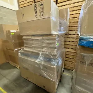 Pallet Lot of Assorted Eklipse Cabinets in Onyx and Black Finish Panels, RD-BMO24-NT & RD-PAN1339-NM