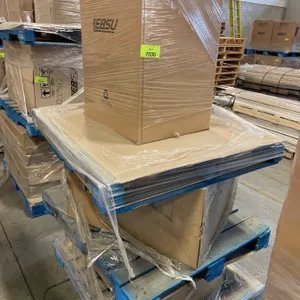 Pallet Lot fo Assorted Topaz Kitchen Cabinets Including RD-HPP36-R1 and RD-HTG24-R1 Models