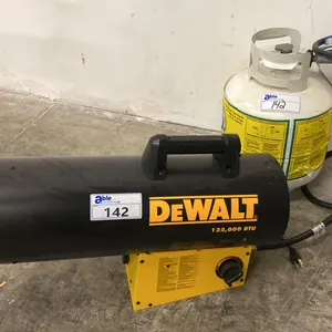 DEWALT 125,000 BTU PROPANE HEATER WITH PROPANE TANK
