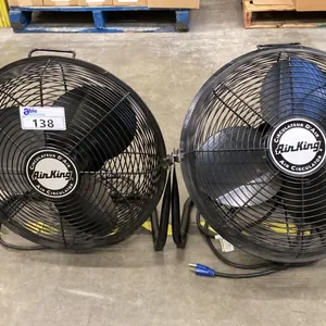 PAIR OF AIR KING FLOOR FANS