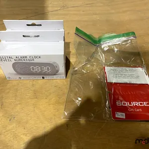 (2) Digital Alarm Clocks, The Source Gift Card & BP Coupons
 UNRESERVED