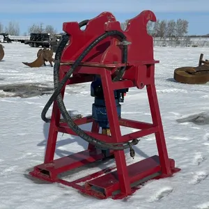 EXCAVATOR Q/C HYDRAULIC PILE DRIVER ATTACHMENT