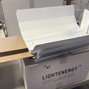 10 BOXES OF LIGHTENERGY LIGHT WING 10-9 BEND WING REFLECTOR 20"X17" W/O WIRE (344714)