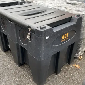 AGT INDUSTRY DTK480 NEW DIESEL 480L ELECTRIC PORTABLE FUEL TRANSFER TANK WITH AUTO SHUT OFF NOZZLE