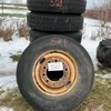 used 22.5 tire mounted on Unimoumt steering rim