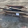 Miscellaneous steel flat iron, angle iron, tubing