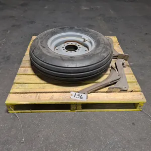 Farm Service 9.5L-15 Tire with Steel Rim & (3) 1-Tripr Points