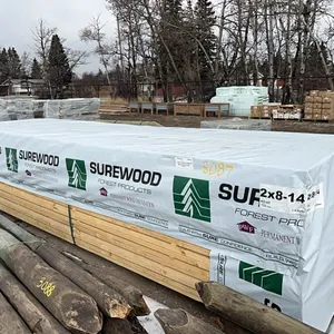 1 Bundle approx. (132) Planed Lumber 2 & BTR Grade Stamped KDHT, 2x8 14'