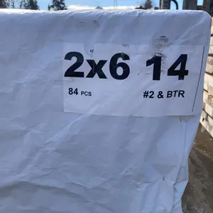 1 bundle approx. (84) 2x6 -14' Planed Lumber 2 & BTR Grade Stamped.