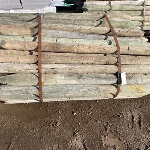 (1) Bundle of Approx. (91) 4-5" x 6' Used Fence Posts