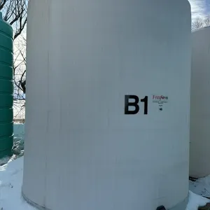 B1 Freeform 4,440 US gal poly liquid tank with valve (Seller has access to Telehandler and lift jig to load BUT only for 2 days. Buyer must call Andre