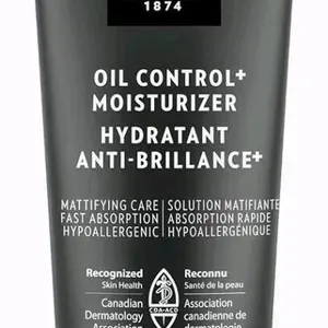 New CW Beggs Oil Control+ Moisturizer for Men, Oily Skin, Face Cream, Hypoallergenic, Fragrance-Free, Paraben-Free, Alcohol-Free, Mineral Oil-Free, Cr