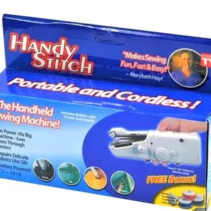 New As Seen On TV HANDY STITCH : The Portable Handheld Sewing Machine, Battery-Powered Portable Craft Sewing Machine Cordless Quick Stitch Tool for Fa