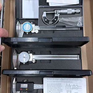 BOX OF ASSORTED CALIPERS & MICROMETERS