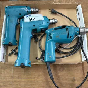 MAKITA 10MM CORDLESS DRILL 3010D, MAKITA CORDLESS DRILL DRIVER 6012HD & MAKITA 10MM DRILL DP3730