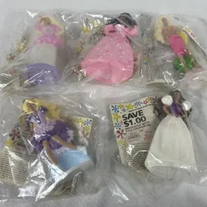 5x Sealed McDonalds Barbie Happy Meal Toys #3