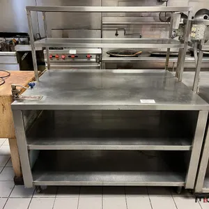 (54"x 42") Stainless Prep Table w/ Shelf
 UNRESERVED