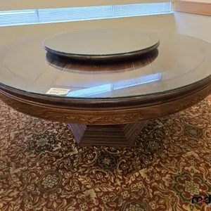 70" Round Table w/ Roller Top
 UNRESERVED