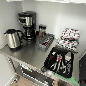 Panasonic Microwave, Coffee Maker, Kettle and Kitchen Supplies
 UNRESERVED