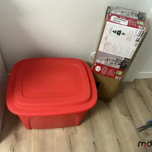 Christmas Tree w/ Bin of Decorations
 UNRESERVED
