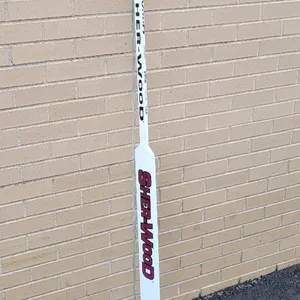 Sher-Wood Left Handed Goalie Stick , Signed by Rob Barnhardt  Niagara Falls Canucks.  Never Used , Cut or taped