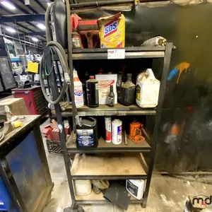 Shelf w/ Various Chemicals
 UNRESERVED