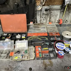 Assorted Spools of Electrical Wire & Containers of Assorted Electrical Parts & Components
 UNRESERVED