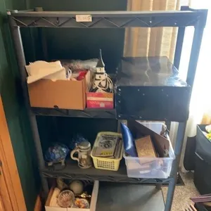 Plastics Shelf 24"x 14"x 56"H  (No Contents)