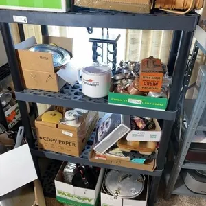 Plastic 4 Shelf Unit (No Contents)