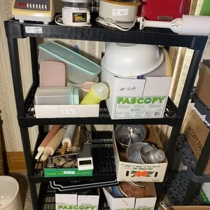Plastic 4 Shelf Unit 36"x 18" x 52 H (No Content