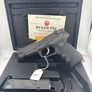 Ruger P85 9MMTwo 15 round clips, ezloader, and
