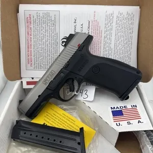 Ruger SR9 9MM
Box, ezloader, and two 17 round