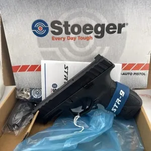 Stoeger STR-9C 9MM
One 13 round clips, box, and