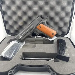 Rock Island 1911 45ACP
Case, one 6 round clips,